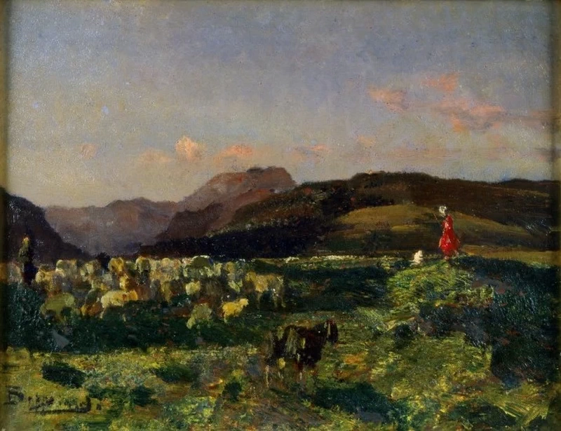 Gregge al pascolo - Pinacoteca Comunale, Faenza